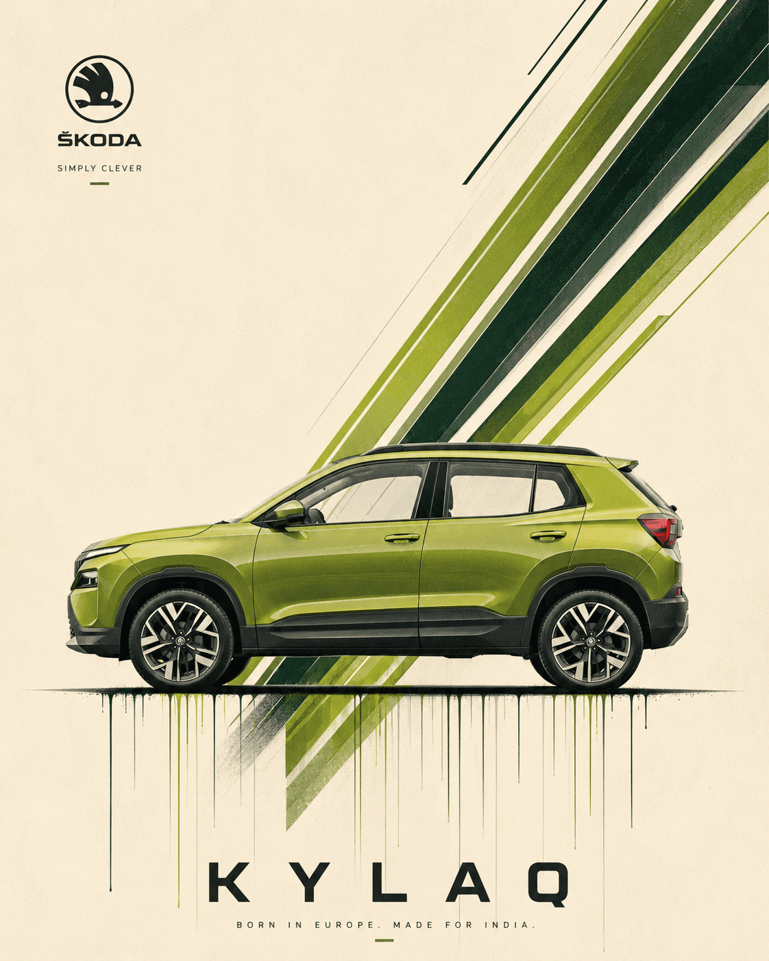 Skoda Kylaq atmospheric shot