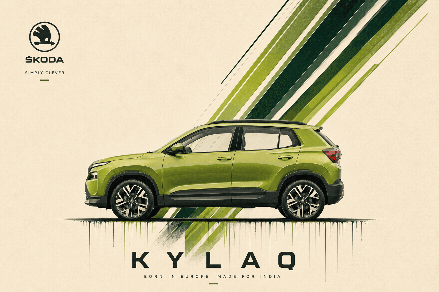 Skoda Kylaq atmospheric shot